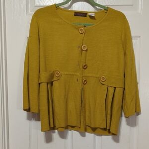 Chadwicks Mustard Yellow Women's Sweater